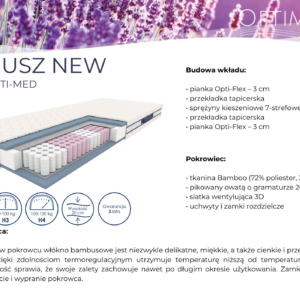 Syriusz New 90×200 (H2,H30 OPTI MED